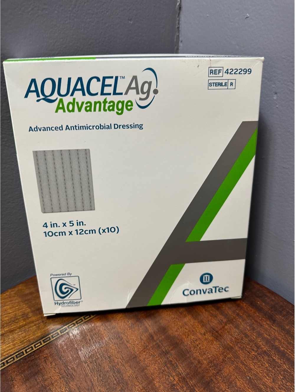 Aquacel Ag. Advantage Microbial Wound Dressing (6) 4”x5” Sheets w/Silver